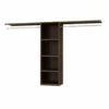 Allen + Roth 8.0-ft X 6.83-ft Espresso Wood Closet Kit