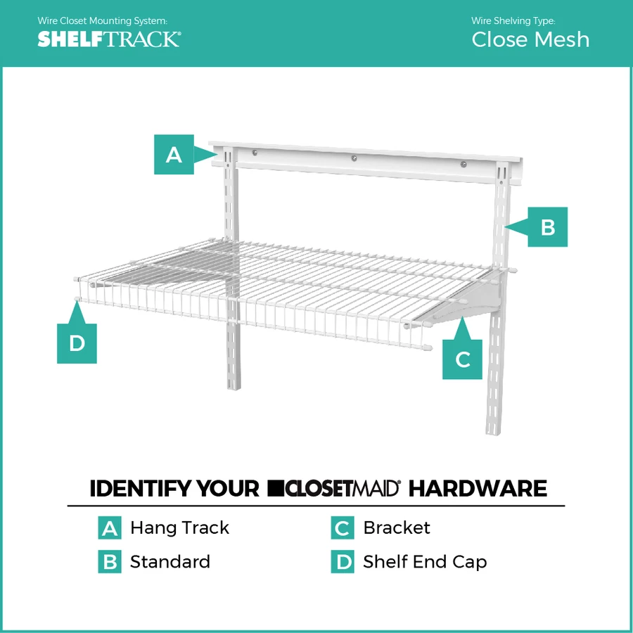 ClosetMaid 30-in White ShelfTrack� Standard 5 ClosetMaid 30-in White ShelfTrack� Standard - Image 5