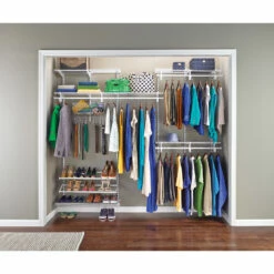 ClosetMaid 60-in White ShelfTrack� Standard 11 ClosetMaid 60-in White ShelfTrack� Standard -Storage Furniture Sales 2024 105770 16832847
