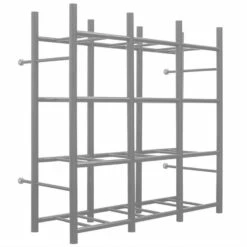 Bin Warehouse Bin Warehouse Heavy Duty 12 Tote Rack - Grey