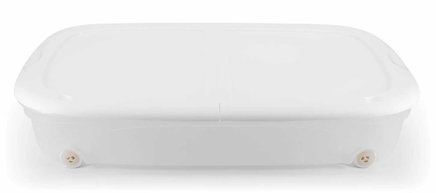 TUFF STORE 53L Under Bed Clear Tote 1 TUFF STORE 53L Under Bed Clear Tote