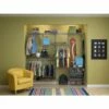 ClosetMaid 5-ft To 8-ft ShelfTrack Closet Organizer Kit - Satin Chrome