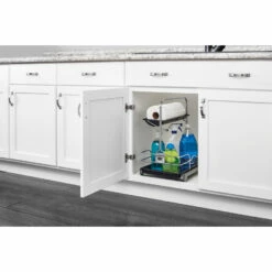 Rev-A-Shelf 11.25-in W X 19.5-in H Metal 1-Tier Cabinet Cleaning Caddy -Storage Furniture Sales 2024 297829 60230759
