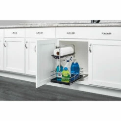 Rev-A-Shelf 11.25-in W X 19.5-in H Metal 1-Tier Cabinet Cleaning Caddy -Storage Furniture Sales 2024 297829 60230760