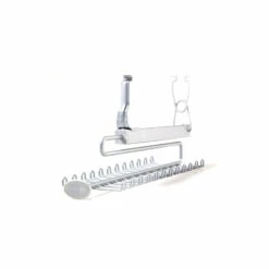 ClosetMaid Sliding Tie And Belt Rack - 24 Hooks - 23-in - Satin Chrome