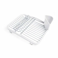 Umbra Sinkin Dish Rack - White/Nickel -Storage Furniture Sales 2024 330008007 AlternateImage3