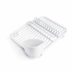 Umbra Sinkin Dish Rack - White/Nickel -Storage Furniture Sales 2024 330008007 AlternateImage5