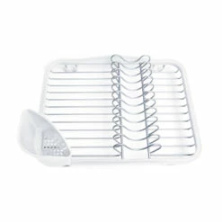 Umbra Sinkin Dish Rack - White/Nickel -Storage Furniture Sales 2024 330008007 AlternateImage7