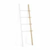 Umbra Matt Carr 60.00-In X 1.63-In White And Natural Hub Ladder