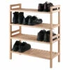 Winsome Wood Mercury Shoe Rack Set - 21.5-in - Wood - 2 Pieces