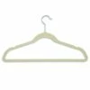Honey Can Do White Velvet Touch Suit Hanger (50-Pack)