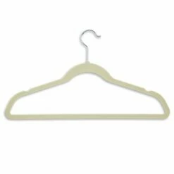Honey Can Do White Velvet Touch Suit Hanger (50-Pack)