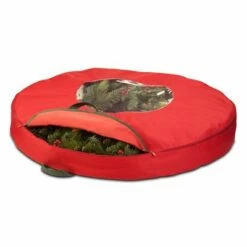 Honey Can Do 36-in Canvas Wreath Storage Bag