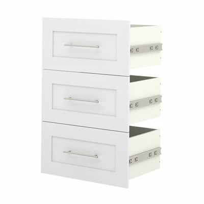 Bestar Pur Collection 21-in White 3-Drawer Storage Unit 1 Bestar Pur Collection 21-in White 3-Drawer Storage Unit