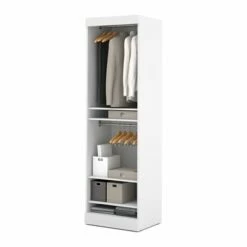 Bestar Nebula 25-in White 1 Door/Open Shelves Storage Unit 5 Bestar Nebula 25-in White 1 Door/Open Shelves Storage Unit -Storage Furniture Sales 2024 330592734 AlternateImage2