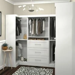 Bestar Pur Collection White 100-in Optimum Storage Kit