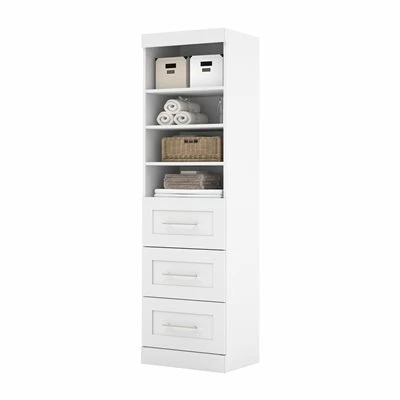 Bestar Pur Collection 25-in 3 Drawer/Open Shelves Stora 3 Bestar Pur Collection 25-in 3 Drawer/Open Shelves Stora - Image 3