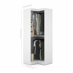 Bestar Pur Collection 32-in White Corner Storage Unit -Storage Furniture Sales 2024 330592816 AlternateImage3