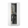Bestar Pur Collection 32-in White Corner Storage Unit