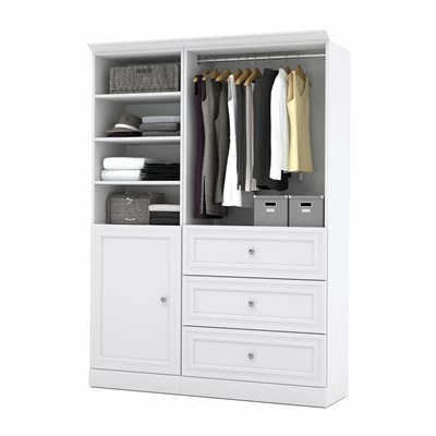 Bestar Versatile Collection Brown 61-in 3 Drawer/1 Door Classic Storage Kit 1 Bestar Versatile Collection Brown 61-in 3 Drawer/1 Door Classic Storage Kit