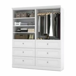 Bestar Versatile Collection White 72-in Classic Storage Kit