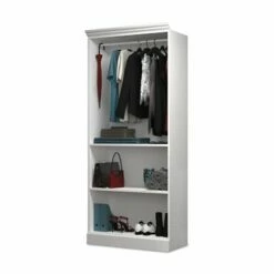 Bestar Versatile Collection White 36-in Closet Storage Shelf