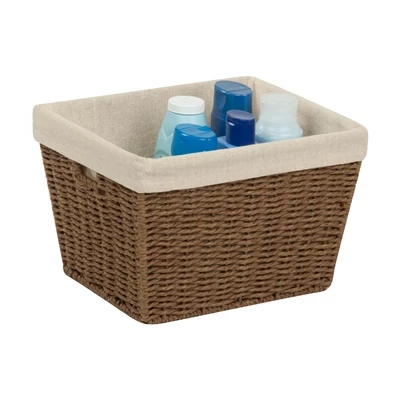 Honey Can Do 8-in X 10-in Brown Parchment Cord Crate With Liner 2 Honey Can Do 8-in X 10-in Brown Parchment Cord Crate With Liner - Image 2