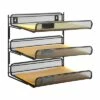 Honey Can Do 12.50-in X 2.91-in Black 3 Tier Mesh Desk Organizer