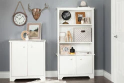 South Shore Furniture Vito Small 2-Door Storage Cabinet - White -Storage Furniture Sales 2024 330608560 AlternateImage2