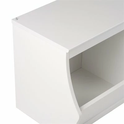 Prepac Monterey Stacked 3-Bin Storage Cubby (Set Of 2),WRSM- 5 Prepac Monterey Stacked 3-Bin Storage Cubby (Set Of 2),WRSM- - Image 5