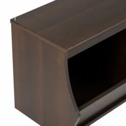 Prepac Fremont Stacked 6-Bin Organizer Cubbie. Espresso 46-in W X 36-in H -Storage Furniture Sales 2024 330673563 AlternateImage2
