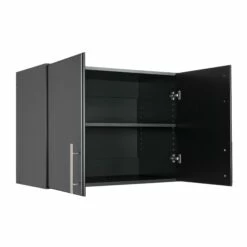 Prepac Elite Stackable Wall Cabinet 2-Door - Black - 32-in W X 24-in H X 16-in D -Storage Furniture Sales 2024 330673580 AlternateImage1