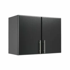 Prepac Elite Stackable Wall Cabinet 2-Door - Black - 32-in W X 24-in H X 16-in D -Storage Furniture Sales 2024 330673580 MainImage 001