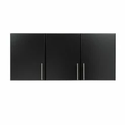 Prepac Elite Wall Cabinet - 3-door - Black - 54-in W X 24-in H X 12-in D 10 Prepac Elite Wall Cabinet - 3-door - Black - 54-in W X 24-in H X 12-in D -Storage Furniture Sales 2024 330673581 AlternateImage2