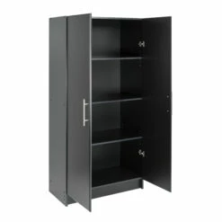 Prepac Elite Storage Cabinet - 2-Door - Black - 32-in W X 65-in H X 16-in D -Storage Furniture Sales 2024 330673585 AlternateImage1