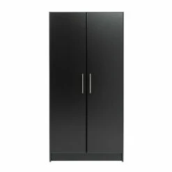 Prepac Elite Storage Cabinet - 2-Door - Black - 32-in W X 65-in H X 16-in D -Storage Furniture Sales 2024 330673585 AlternateImage2