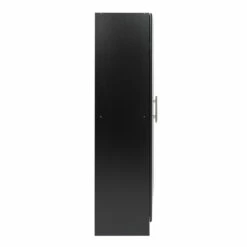 Prepac Elite Storage Cabinet - 2-Door - Black - 32-in W X 65-in H X 16-in D