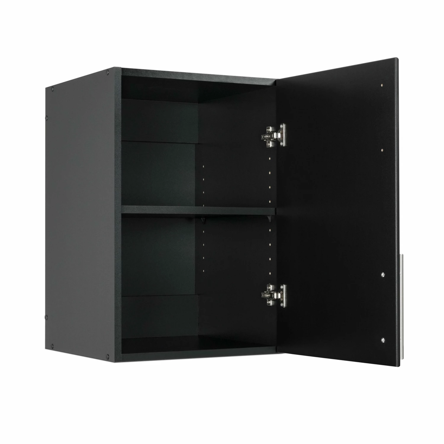 Prepac Elite Stackable Wall Cabinet - 1-Door - Black - 16-in 7 Prepac Elite Stackable Wall Cabinet - 1-Door - Black - 16-in - Image 7
