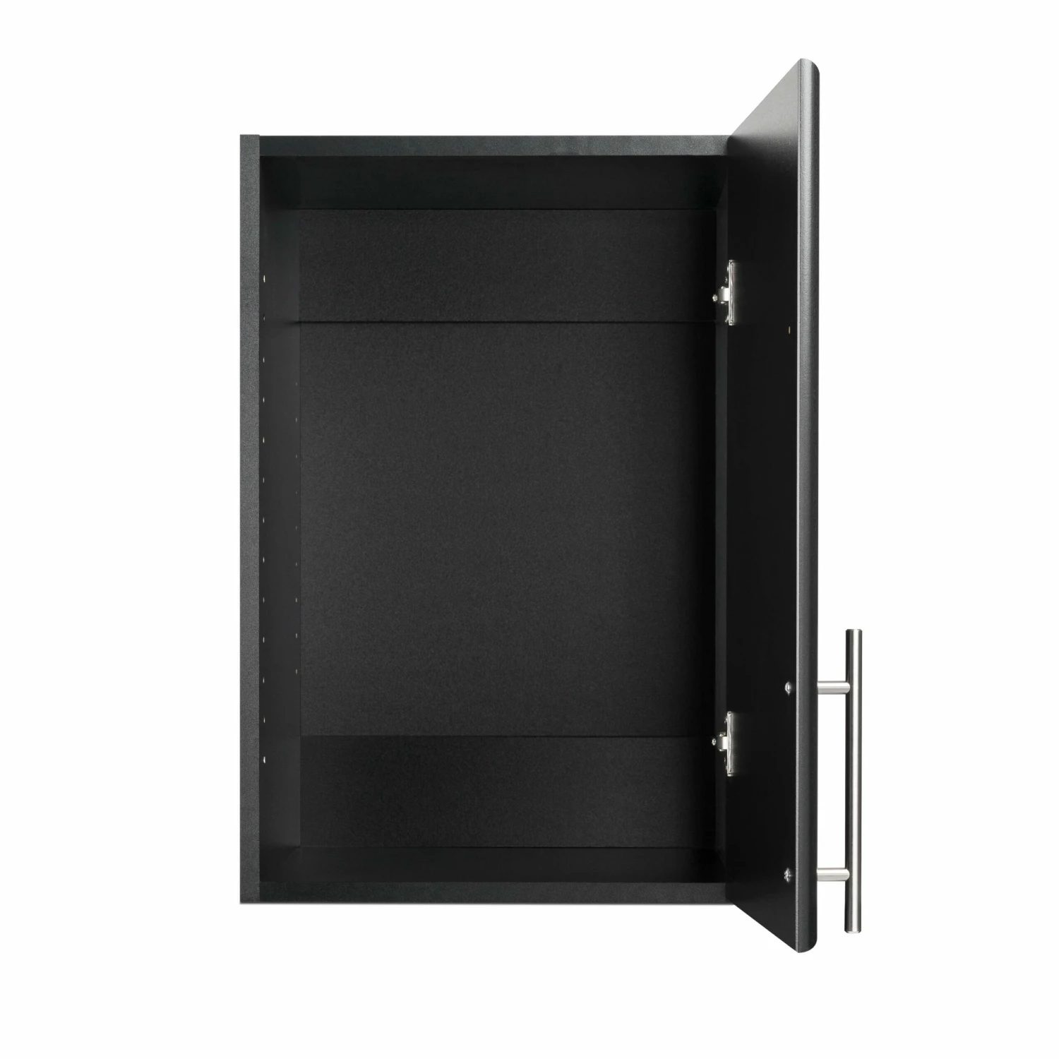Prepac Elite Stackable Wall Cabinet - 1-Door - Black - 16-in 8 Prepac Elite Stackable Wall Cabinet - 1-Door - Black - 16-in - Image 8