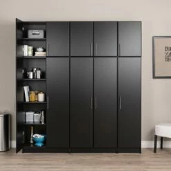 Prepac Elite Stackable Wall Cabinet - 1-Door - Black - 16-in 12 Prepac Elite Stackable Wall Cabinet - 1-Door - Black - 16-in -Storage Furniture Sales 2024 330673586 AlternateImage8