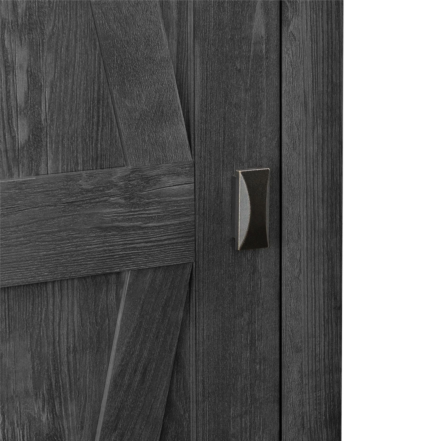 System Build Farmington Wide Storage Cabinet - 71-in X 30-in - Rustic Gray 6 System Build Farmington Wide Storage Cabinet - 71-in X 30-in - Rustic Gray - Image 6