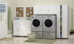 "Ameriwood Home Kendall Storage Cabinet - 2 Doors And 1 Drawer - 24"" - White"