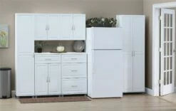 "Ameriwood Home Kendall Storage Cabinet - 2 Doors And 1 Drawer - 24"" - White" -Storage Furniture Sales 2024 330688196 AlternateImage3
