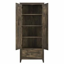 System Build Farmington Wide Storage Cabinet - 71-in X 30-in - Rustic Brown -Storage Furniture Sales 2024 330688197 AlternateImage1