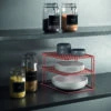 Metaltex Palio Space-Saver Corner Rack - Metal - Copper