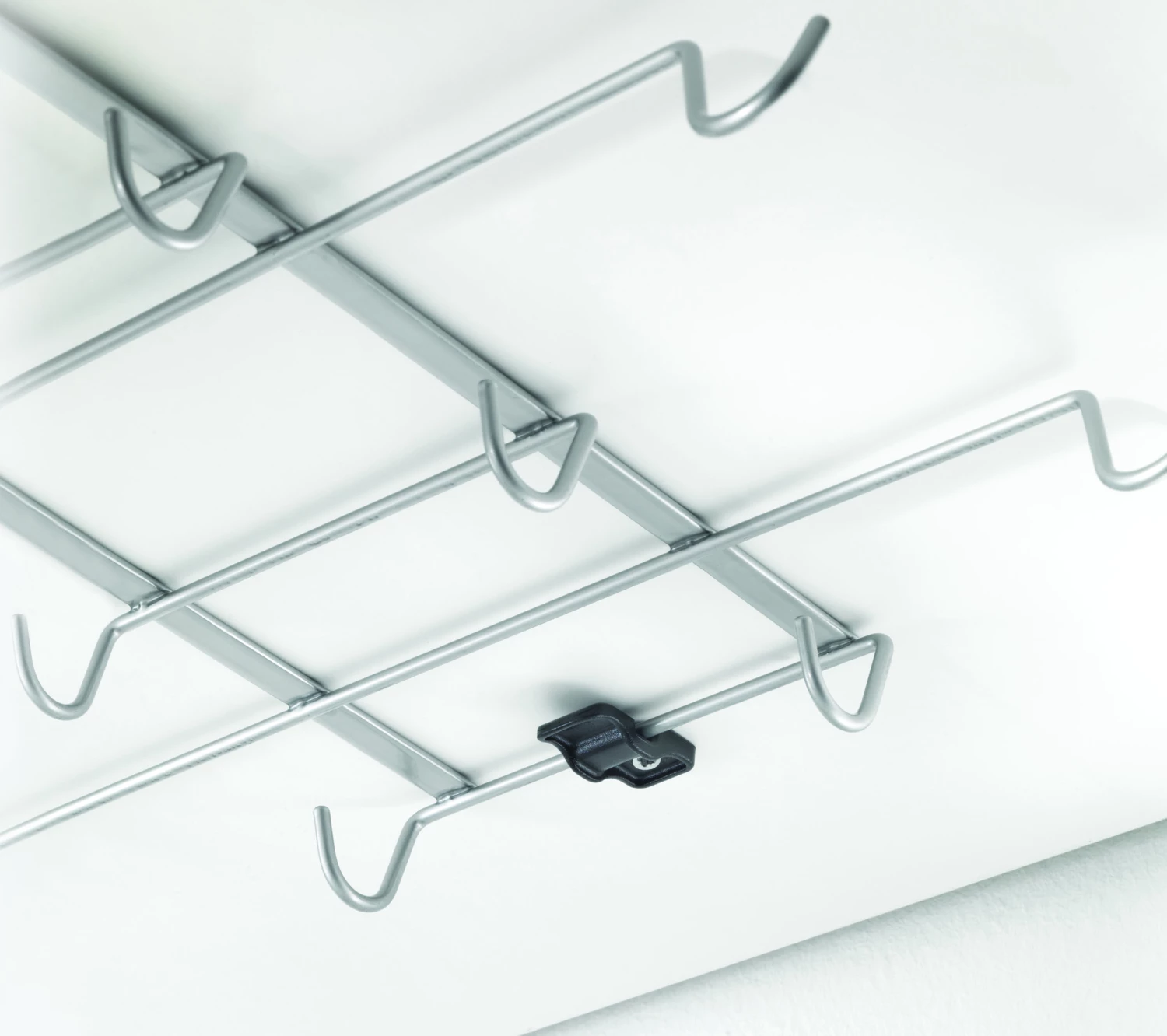 Metaltex Spidermug Undershelf Mug Holder - Metal - Gray 1 Metaltex Spidermug Undershelf Mug Holder - Metal - Gray