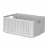 Superio Plastic Storage Box - 18.9-L - Beige