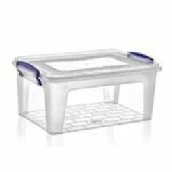 Superio Plastic Storage Box - 8.5-L