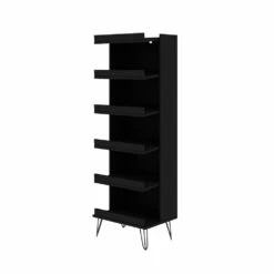 Manhattan Comfort Rockefeller Shoe Storage Rack - 59.72-in - Black -Storage Furniture Sales 2024 330738847 AlternateImage3