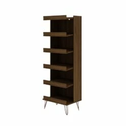 Manhattan Comfort Rockefeller Shoe Storage Rack - 59.72-in - Brown 13 Manhattan Comfort Rockefeller Shoe Storage Rack - 59.72-in - Brown -Storage Furniture Sales 2024 330738887 AlternateImage3